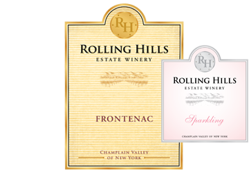 Frontenac wine labels